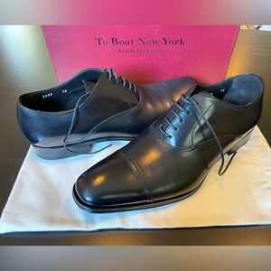 To Boot New York, Adam Derrick, Size 10, Black Oxford - Made in Italy